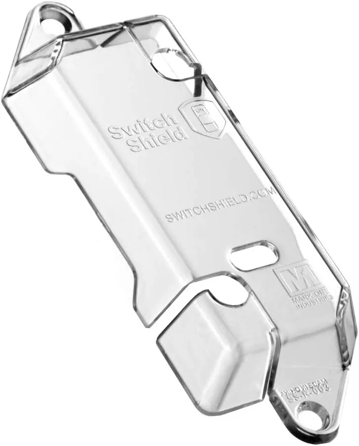 Clear Light Switch Guards, 3 - Pack | Rocker Style | Child Safety Cover | Light Switch Protection | Two Levels of Security | Home and Office
