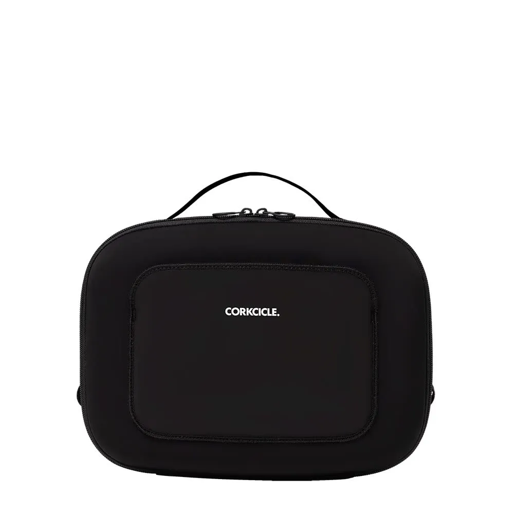Corkcicle Lunchpod Insulated Lunch Bag, Black Neoprene, 11 x 8.75 x 4  Crush-Proof Lunch Box Holds 16 oz Food Container  Cooler Bag Has Handle for Easy Carrying, Exterior & Interior Pocket