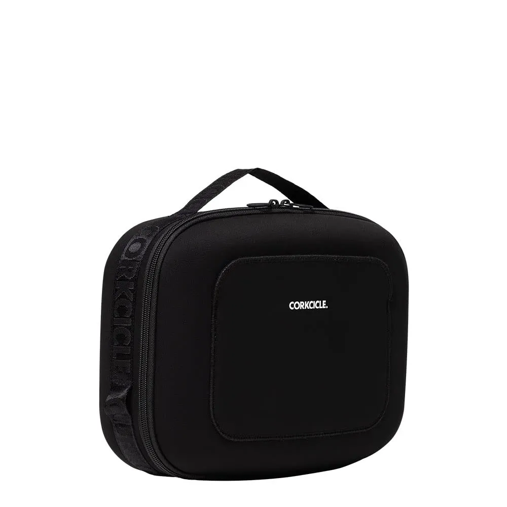 Corkcicle Lunchpod Insulated Lunch Bag, Black Neoprene, 11 x 8.75 x 4  Crush-Proof Lunch Box Holds 16 oz Food Container  Cooler Bag Has Handle for Easy Carrying, Exterior & Interior Pocket