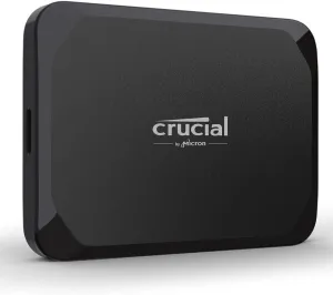 Crucial X9 1TB Portable SSD, Up to 1050MB/s, USB 3.2 USB-C, External Solid State Drive, Compatible with Windows, Mac, & Android, Reliable Storage for Games, Files, & Backups, Black - CT2000X9SSD902