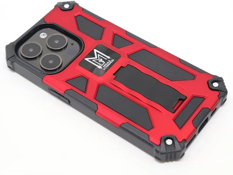 Defender Series I Dual Layer Protective Case with Metal Kickstand Compatible with iPhone 13 Pro | Rugged, Drop-Tested, Shockproof Mobile Cover for iPhone 13 Pro