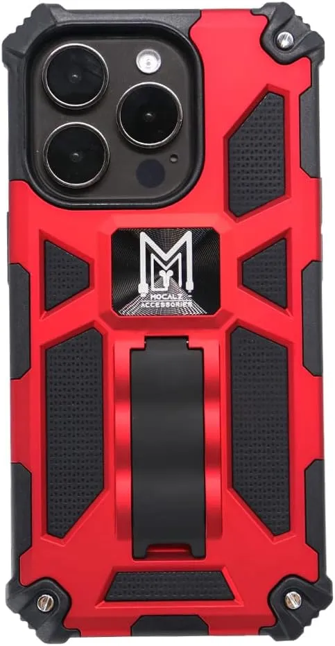 Defender Series I Dual Layer Protective Case with Metal Kickstand Compatible with iPhone 13 Pro | Rugged, Drop-Tested, Shockproof Mobile Cover for iPhone 13 Pro