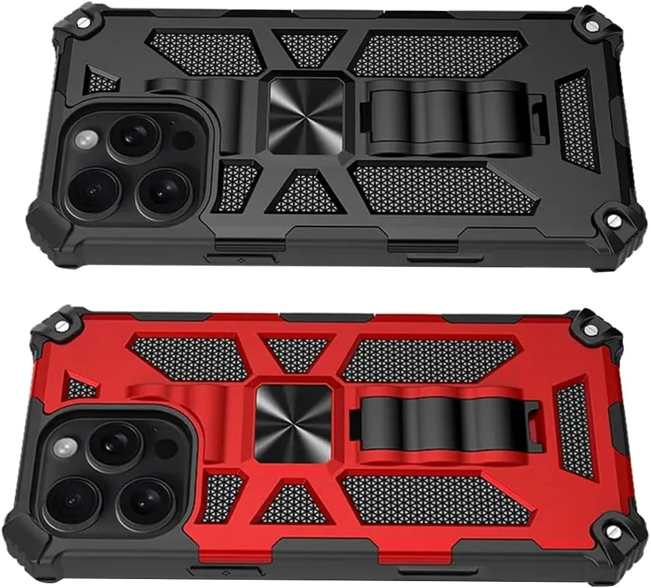 Defender Series I Dual Layer Protective Case with Metal Kickstand Compatible with iPhone 13 | Rugged, Drop-Tested, Shockproof Mobile Cover for iPhone 13