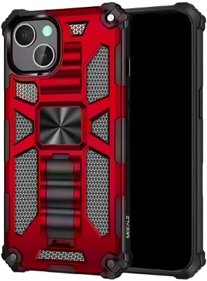 Defender Series I Dual Layer Protective Case with Metal Kickstand Compatible with iPhone 13 | Rugged, Drop-Tested, Shockproof Mobile Cover for iPhone 13