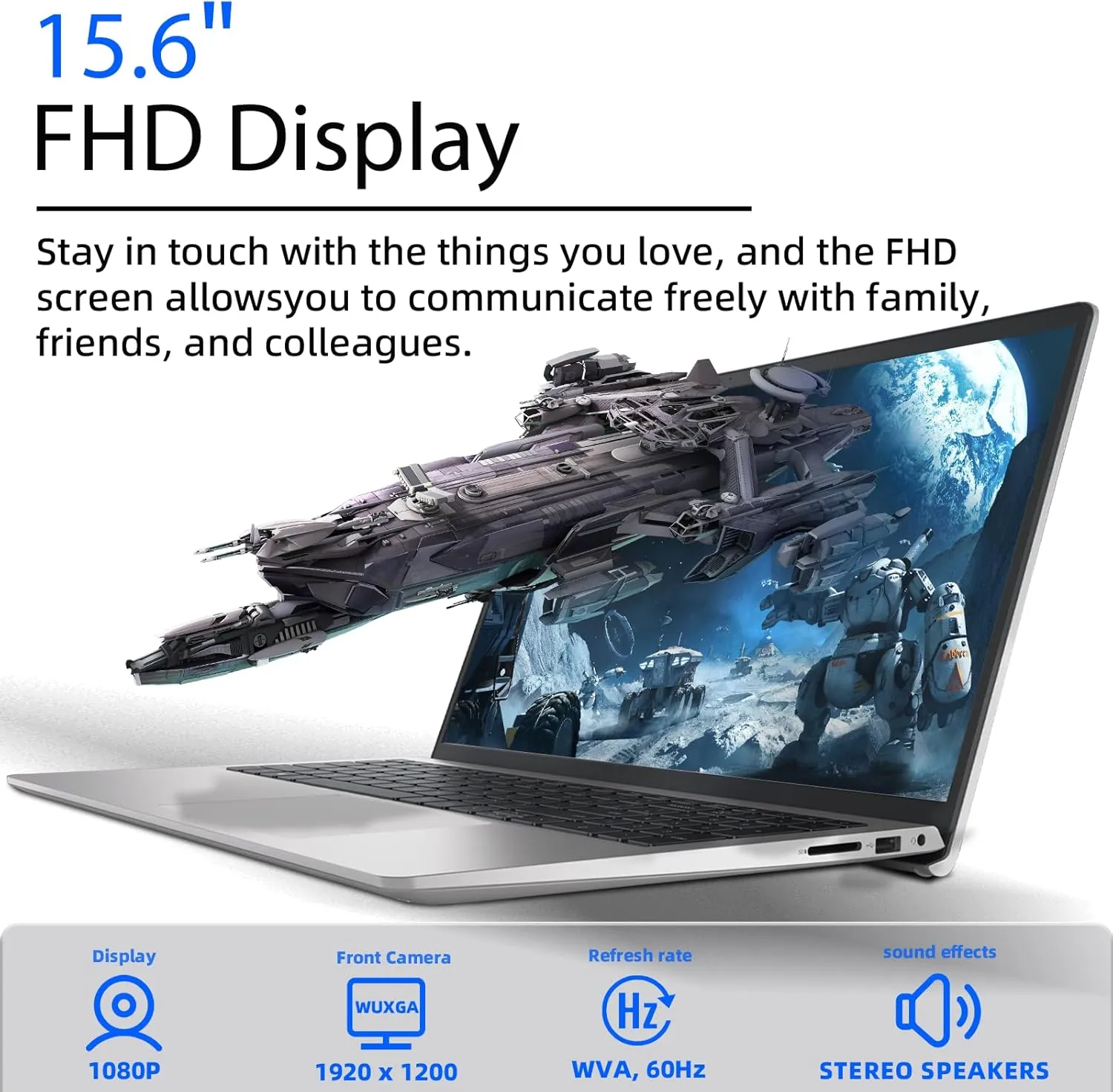 Dell Inspiron-3530 15.6in-FHD Business Laptop - 13th Gen Intel i7-1355U, Intel Iris Xe Graphics, Wi-Fi 6, Backlit Keyboard, Fingerprint Reader, w/USB Hub Win11 Pro & MS Office (32GB | 2TB SSD)