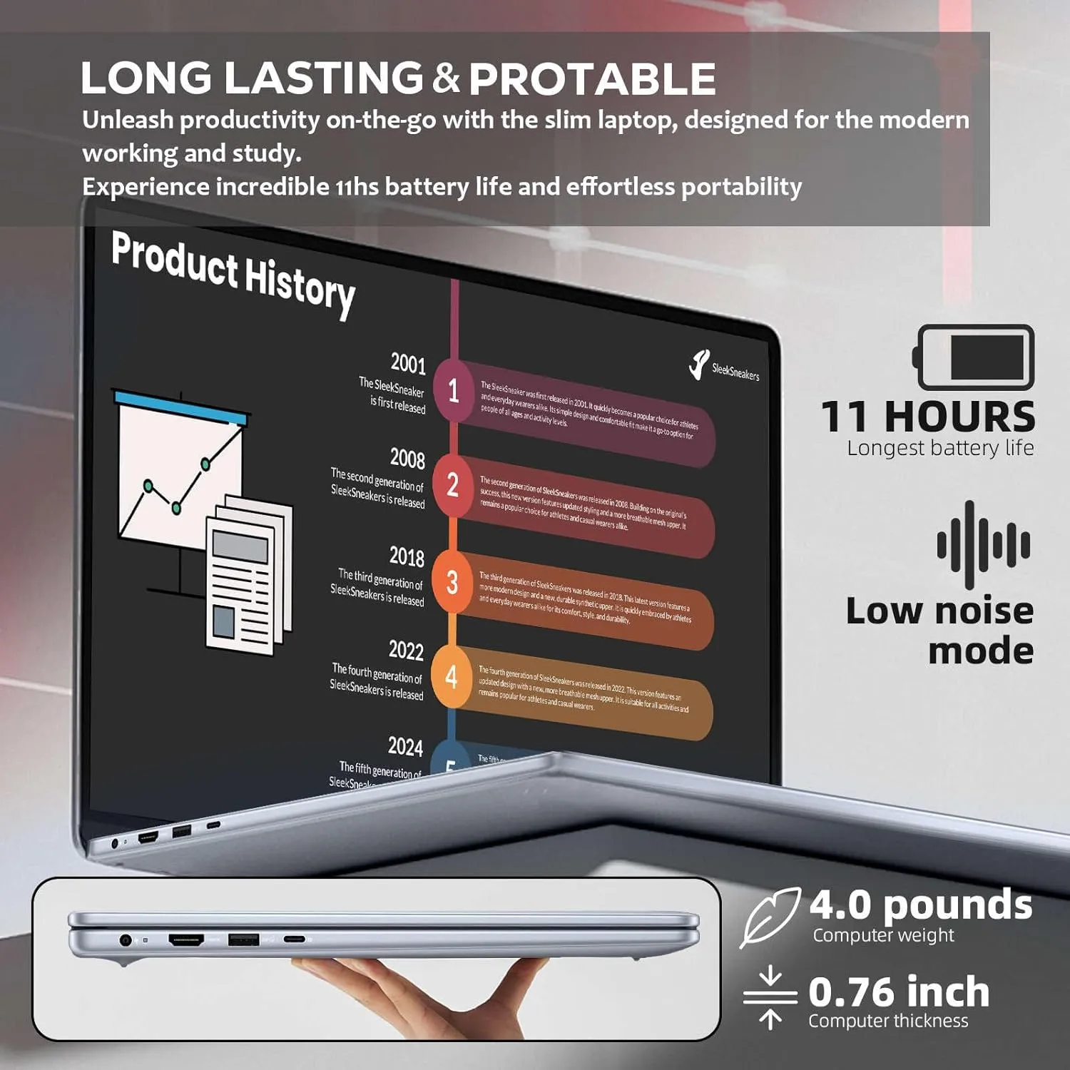 Dell Premium Inspiron-16 AI-Copilot Laptop - w/Office Lifetime& Free CD/DVD Drive  16" FHD Touch Display  Ryzen 7 8840U  Windows 11 Pro  Backlit KB  Fingerprint Reader(64GB DDR5  4TB SSD)