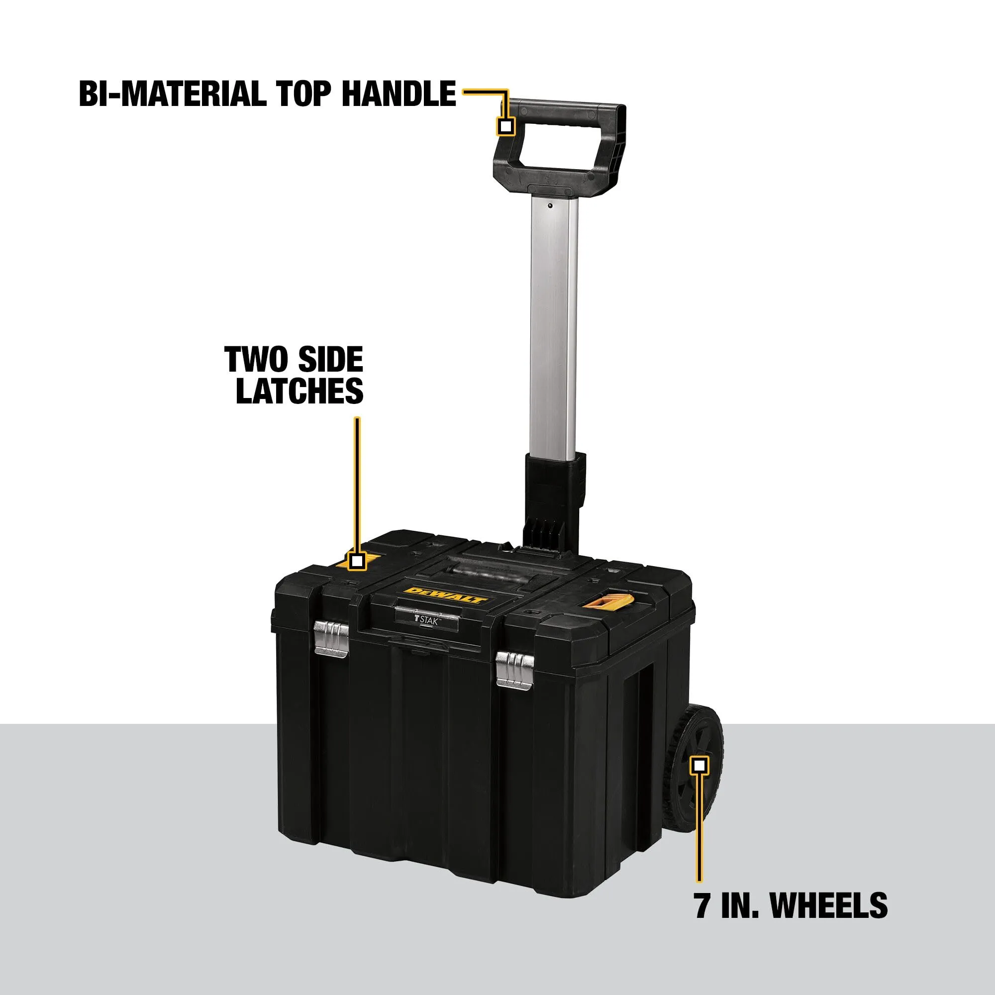 DEWALT TSTAK Tool Box, Deep (DWST17806) , Black