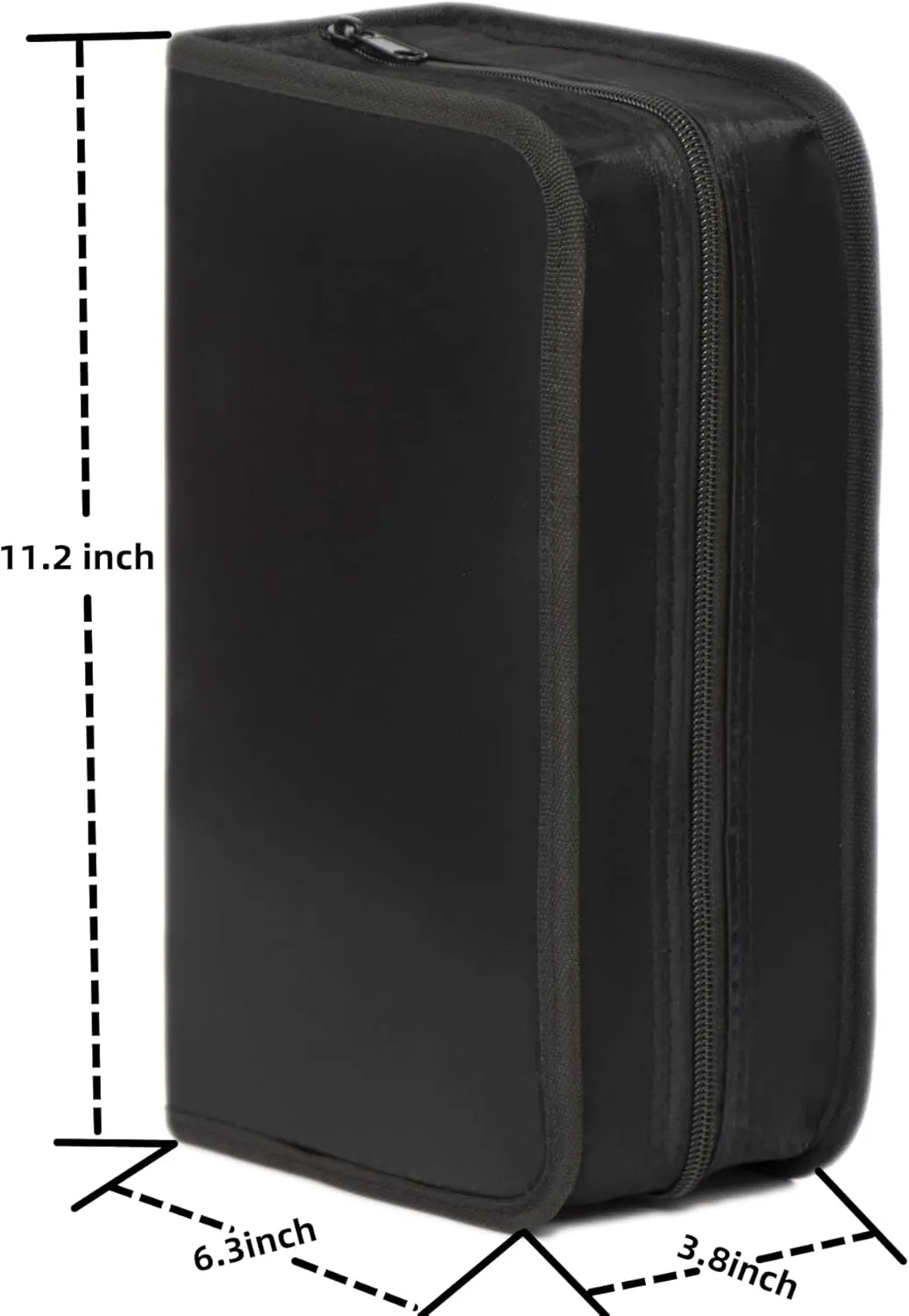 DVD Holders Storage Cases 128 Capacity CD DVD VCD case,CD DVD Wallet Blu-ray Media Case Storage Holder Organizer Wallet Black