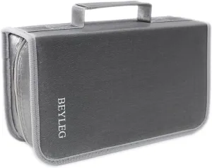 DVD Holders Storage Cases 128 Capacity CD DVD VCD case,CD DVD Wallet Blu-ray Media Case Storage Holder Organizer Wallet Gray
