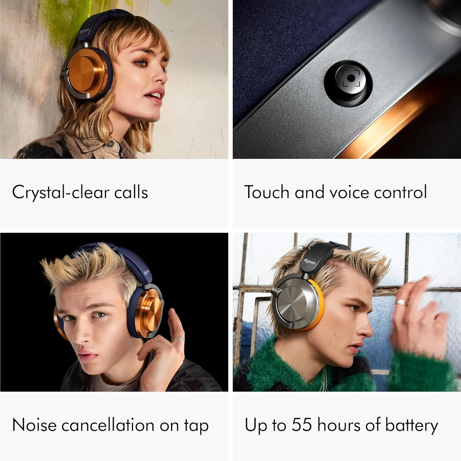 Dyson OnTrac Headphones CNC Black Nickel WP 02 CNC BKNK