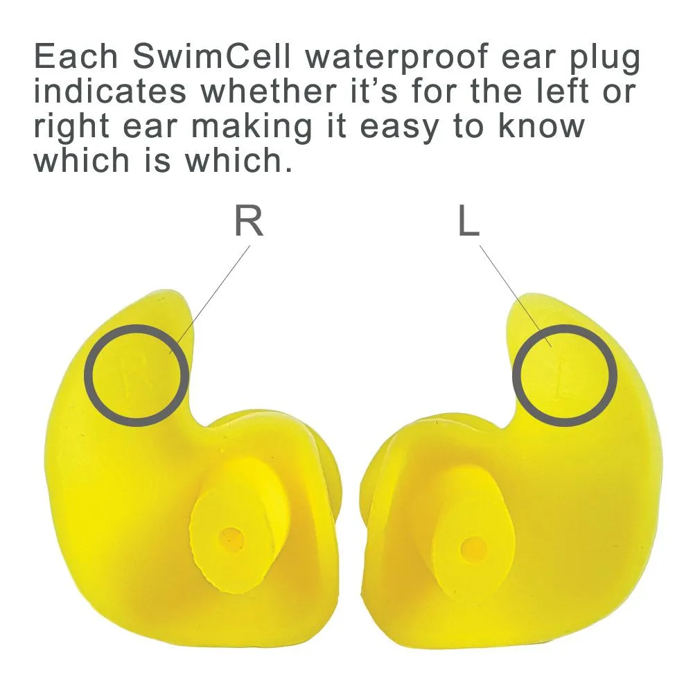 Earplugs for Swimming. Adult Size.