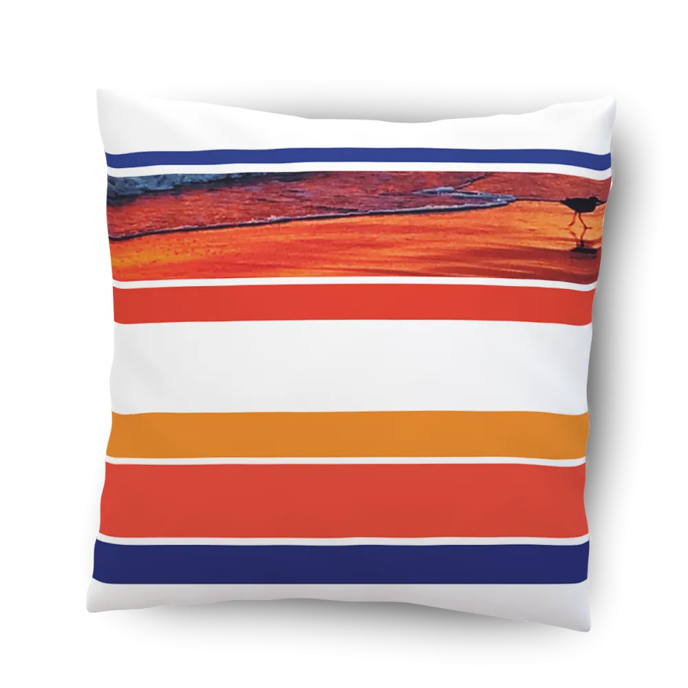 Echo II: Edge of Sunset Indoor or Outdoor Pillow