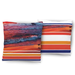 Echo II: Edge of Sunset Indoor or Outdoor Pillow