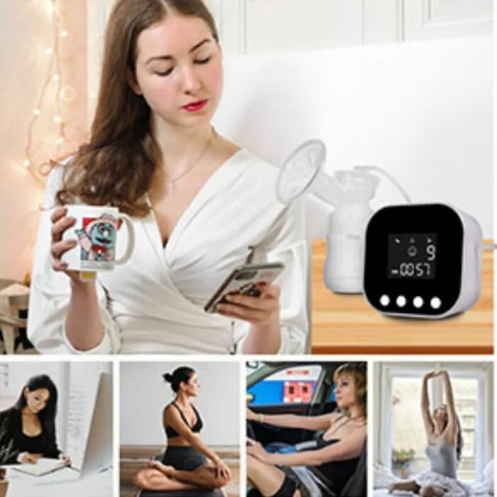 Electric BreastPump Rechargeable & Portable with Breastmilk Storage Bags