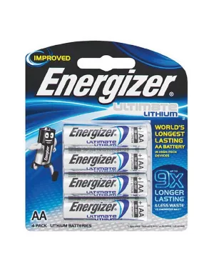 Energizer Lithium E2 4AA Batteries (Accessories)