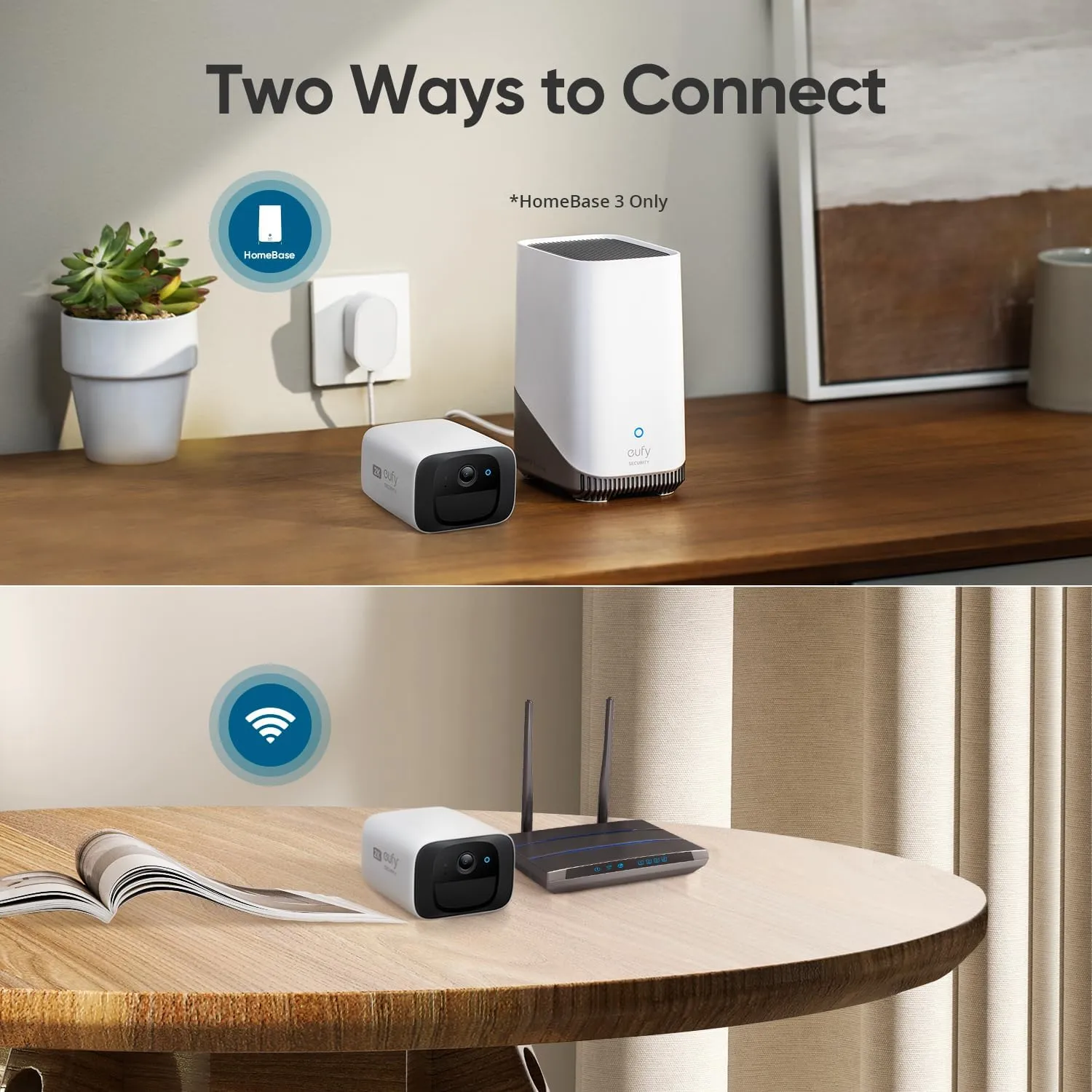 eufy Security SoloCam C210, Wireless Outdoor Camera, 2K Resolution, No Monthly Fee, Wireless, 2.4 GHz Wi-Fi, HomeBase 3 Compatible (Homekit is not Supported)