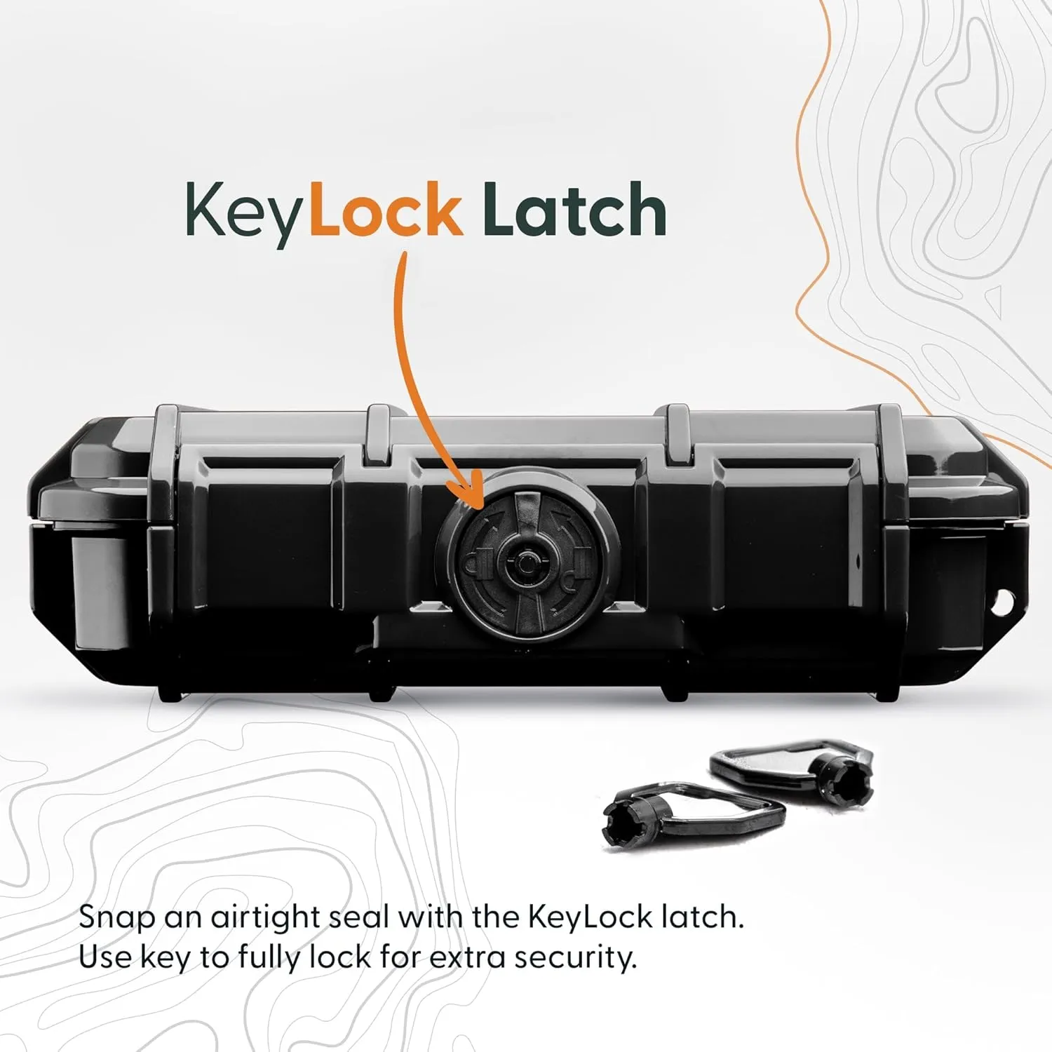 Evergreen ToughBox Tech Organizer  For Camera, Cables, Hard Drives, Compatible with GoPro etc. (Medium, PROFoam, Clear)