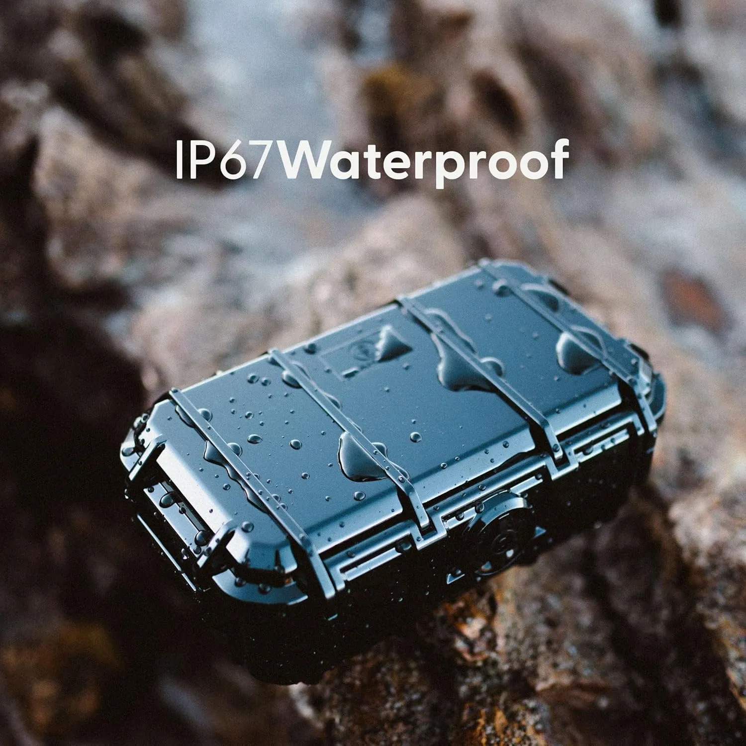 Evergreen ToughBox Tech Organizer  For Camera, Cables, Hard Drives, Compatible with GoPro etc. (Medium, PROFoam, Clear)