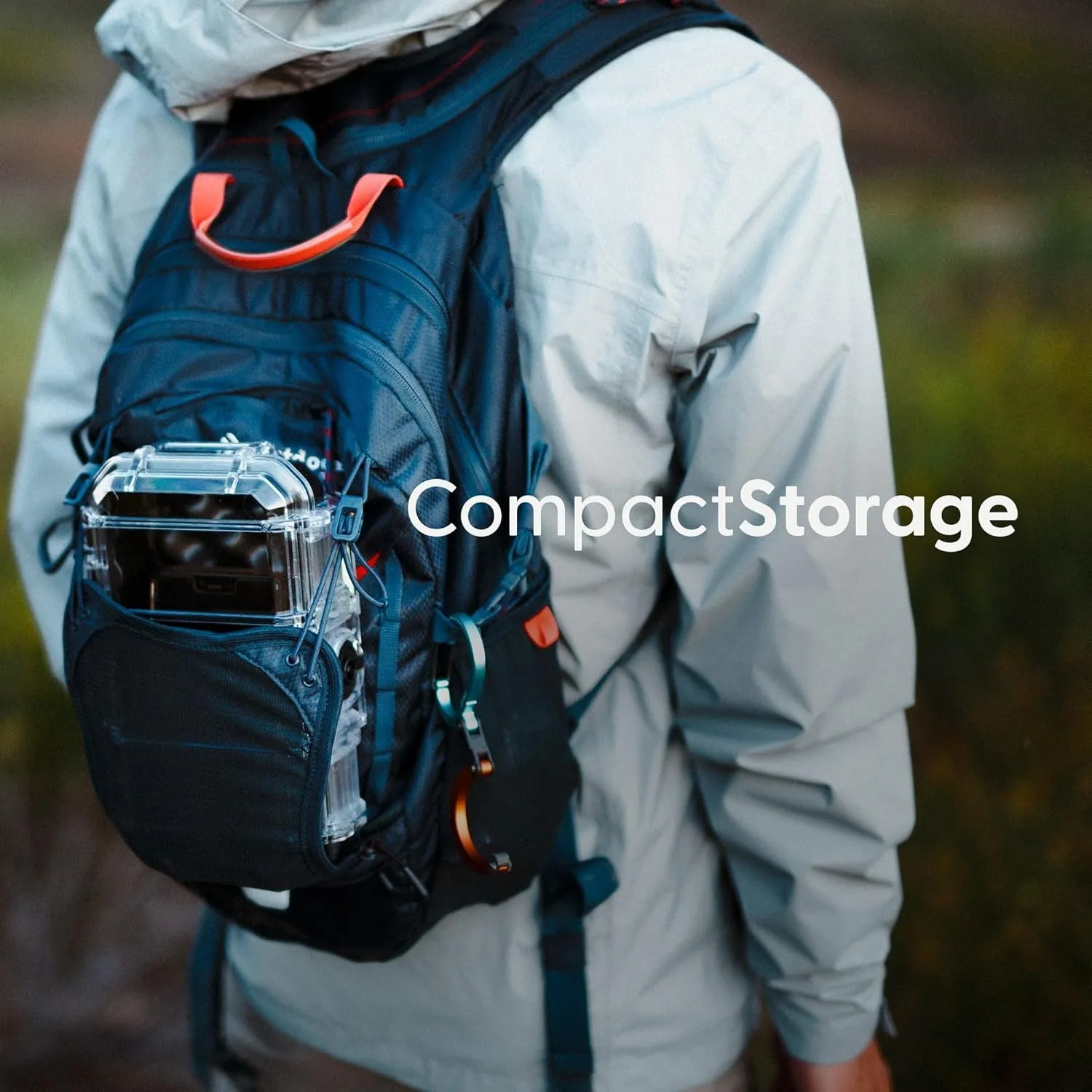 Evergreen ToughBox Tech Organizer  For Camera, Cables, Hard Drives, Compatible with GoPro etc. (Medium, PROFoam, Clear)
