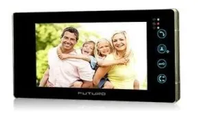 Futuro 7" Touch Screen Replacement Intercom Black Monitor with Memory, SD4-Black