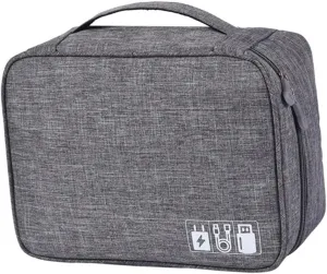 Gadpiparty Toiletry Organizer Electronics Carrying Case Cord Organizer Paper Organizer Electronic Organizer Electronics Accessories & Supplies Makeup Suitcase Cable Small Travel