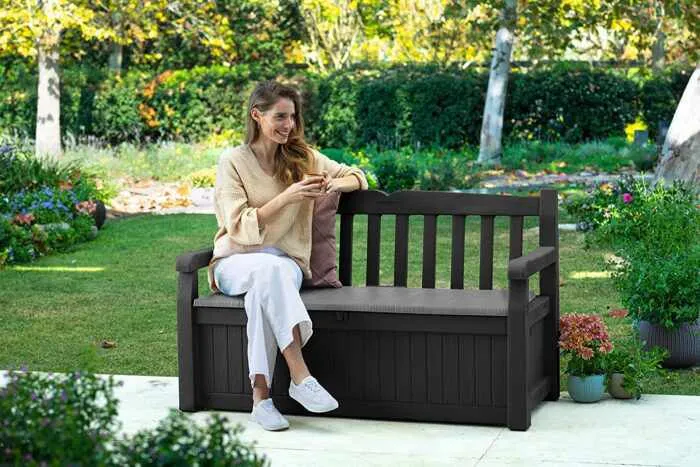 Garden Outdoor Storage Bench Box