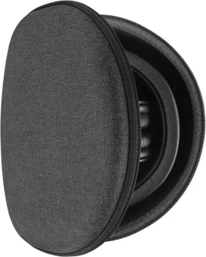 Geekria Shield Headphones Case Compatible with Audio-Technica ATH-M50X, ATHM70X, ATH-M50XBT2, ATH-M50, Replacement Hard Shell Travel Carrying Bag with Cable Storage (Dark Grey)