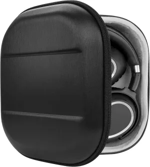 Geekria Shield Headphones Case Compatible with Sennheiser PXC 550-II, Bose QC Ultra, Skullcandy Crusher ANC 2 and More, Replacement Hard Shell Travel Carrying Bag with Cable Storage (Black)