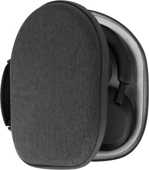 Geekria Shield Headphones Case Compatible with Sony WH-1000XM6/1000XM5/WH-1000XM4/CH710/CH520, Replacement Hard Shell Travel Carrying Bag with Cable Storage (Dark Grey)