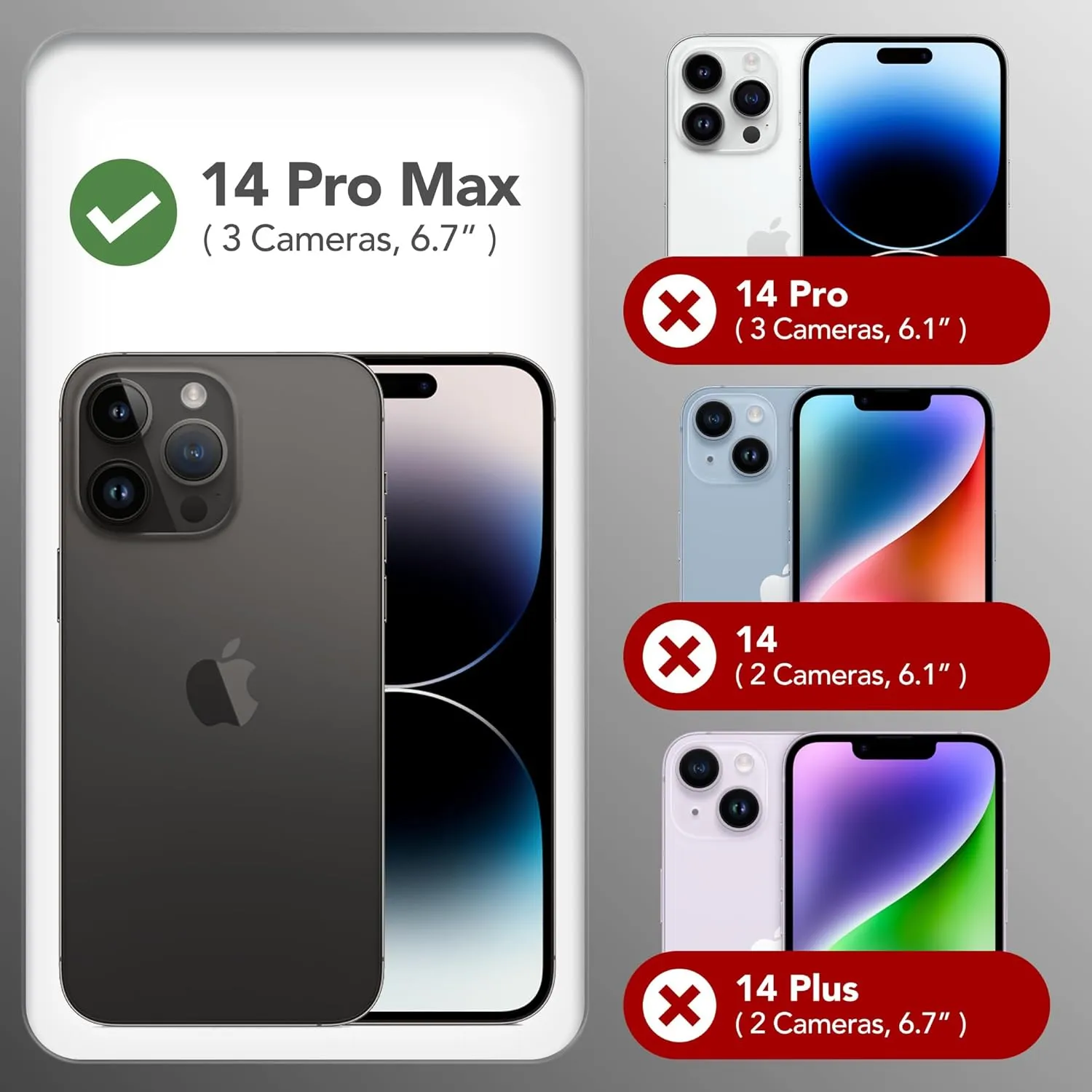 GONEZ for iPhone 14 Pro Max Case Silicone, Compatible with MagSafe, with Screen Protector   Camera Lens Protector, Liquid Silicone Shockproof Protective iPhone 14 ProMax Case 6.7", Stone