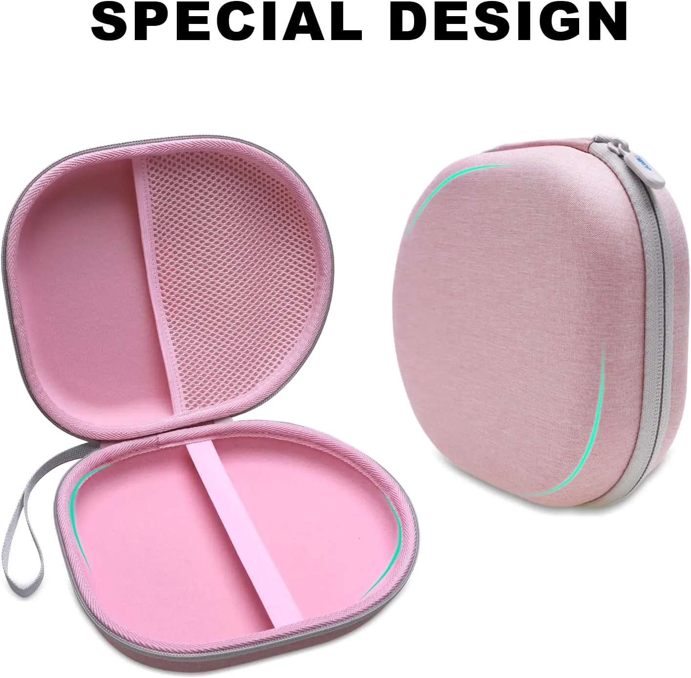 Hard Case Compatible with Sony WH-CH720N, WH-CH520, WH-1000XM4, WH-1000XM5, ULT WEAR Noise Canceling Headphones, Pink Travel Storage Bag