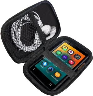 Hard Shell Travel and Storage Case Compatible with innioasis G1 / G3 4" / IERO B9 4 Inches MP3 Player (Black)