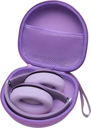 Headphone Headset Case for Beats/JBL/JLab/TOZO/BERIBES/Picun/KVIDIO Noise Cancelling Over-Ear Foldable Headphones (Purple)