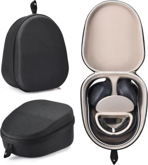 Headphones Case for Sony Pulse Elite Wireless Headset Storage Case for Sony Headset Wireless Easy to Carry Portable Headset Travel Bag (Black)