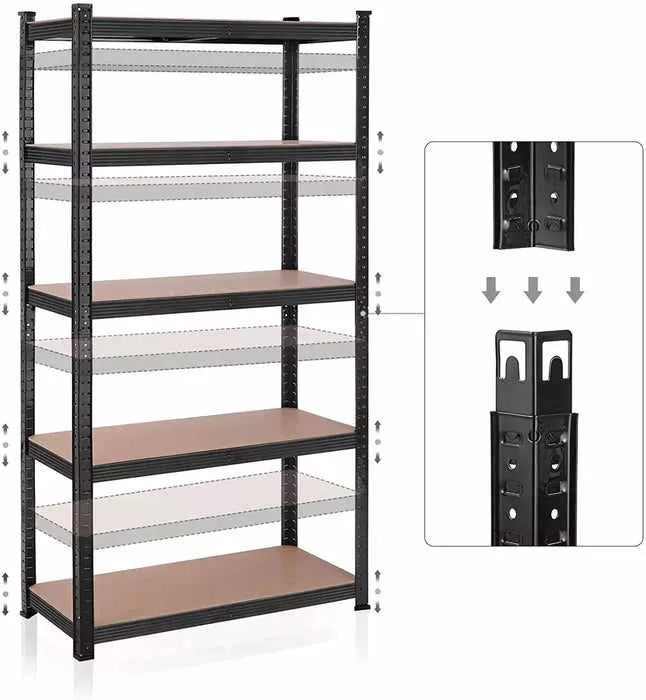 Heavy Duty Metal Garage Storage Shelf Organizer