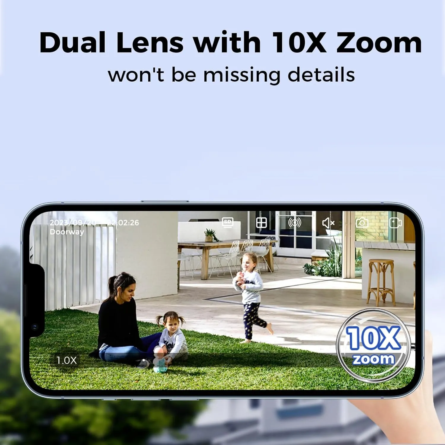 Hiseeu Wireless Security Camera System 2K Dual-Lens [WiFi Pro& Plug-in Power] No Subscription,10X Zoom Security System Outdoor Camera with 12'' Monitor Dvr,3TB,4 Cam-Kit with 350 Pan & Tilt,16CH