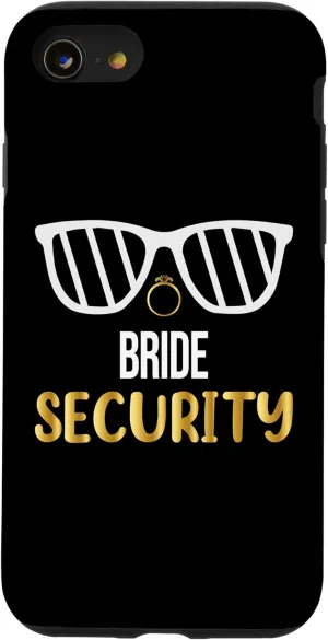 iPhone SE (2020) / 7 / 8 Bride Security Bridesmaid Party Bachelorette Sunglasses Case