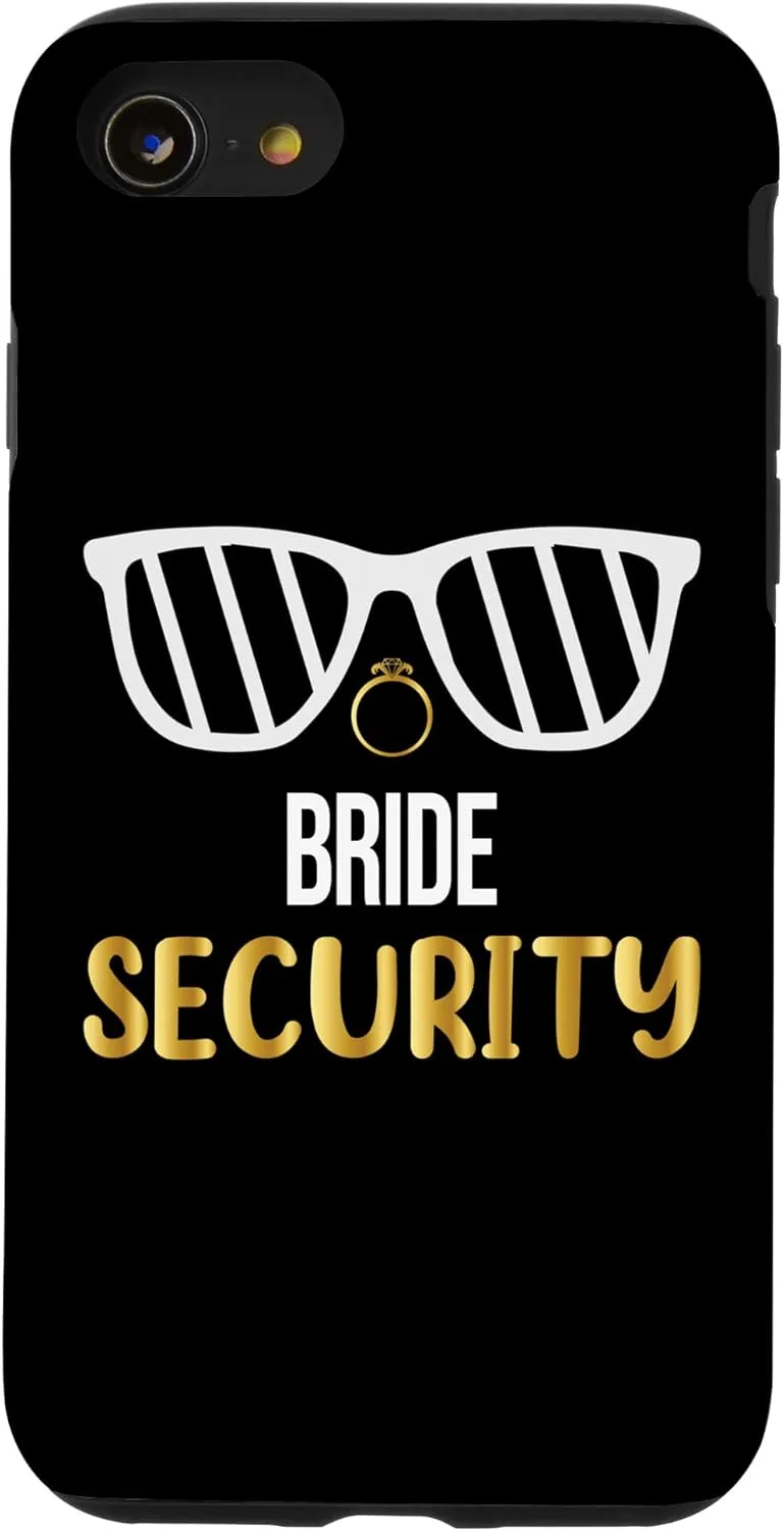 iPhone SE (2020) / 7 / 8 Bride Security Bridesmaid Party Bachelorette Sunglasses Case
