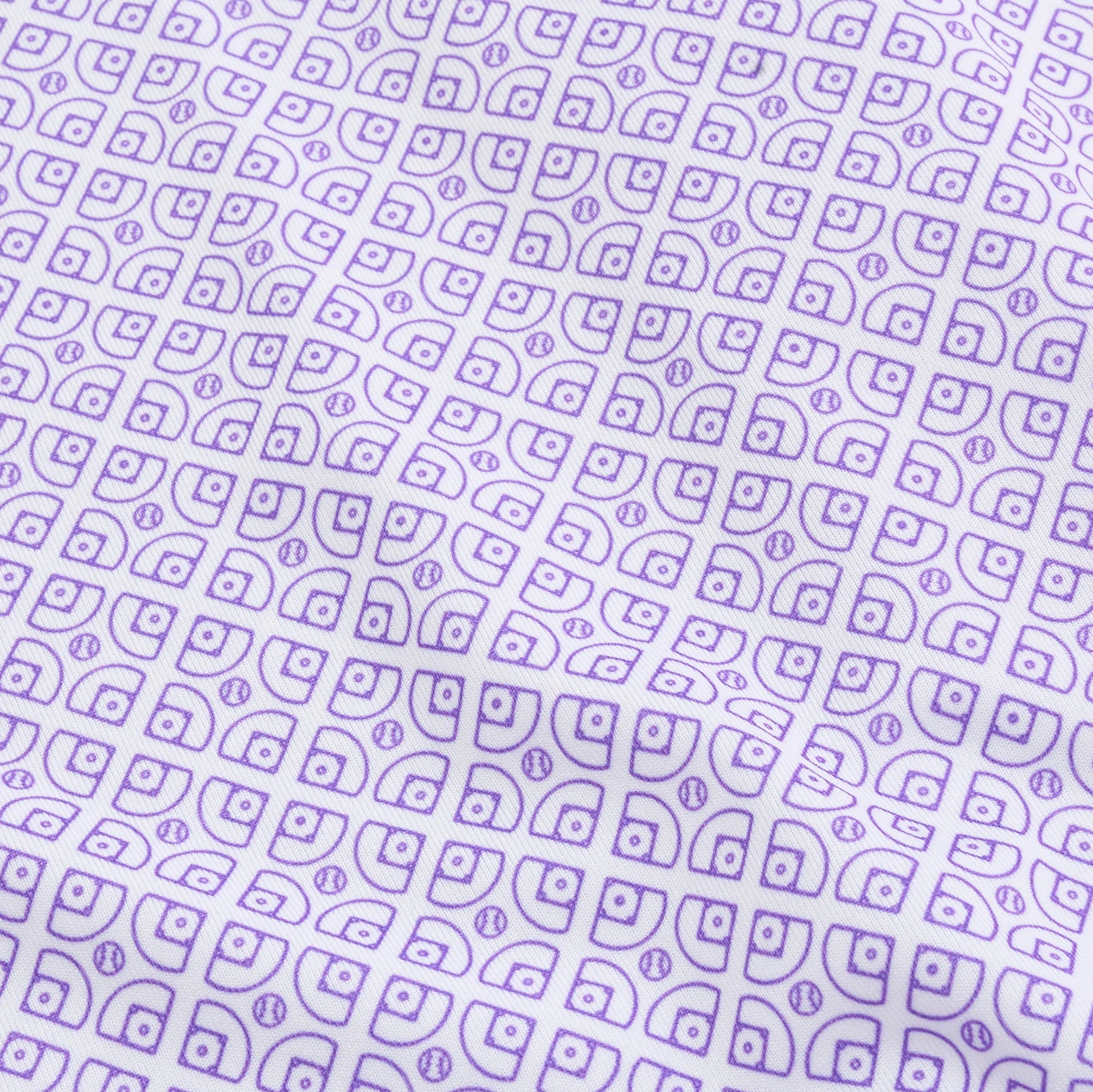 Kansas State Diamonds Printed Performance Polo