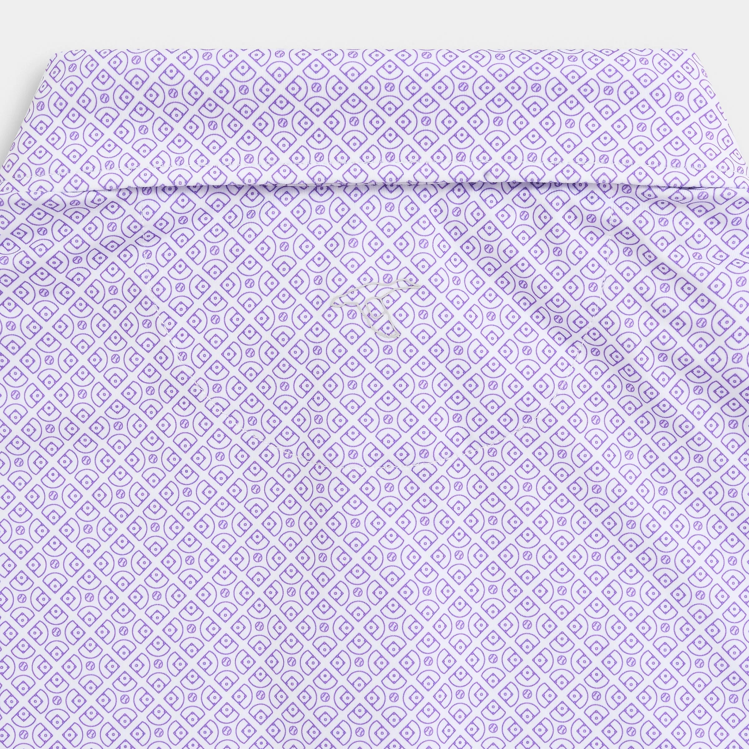 Kansas State Diamonds Printed Performance Polo