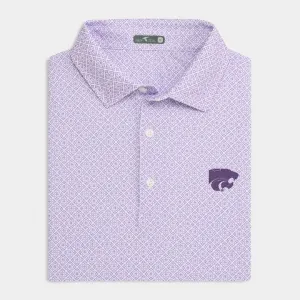 Kansas State Diamonds Printed Performance Polo