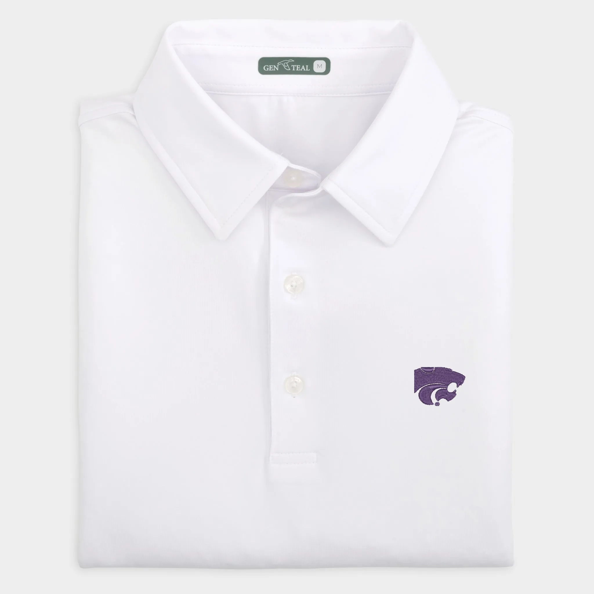 Kansas State Solid Performance Polo