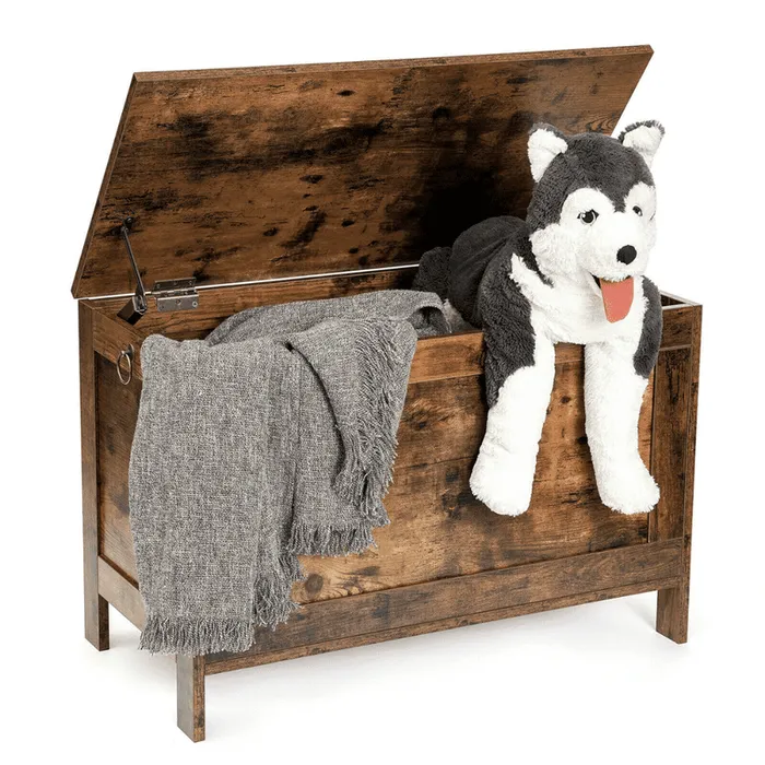 Kids Toy Storage Bench Chest Box Organizer