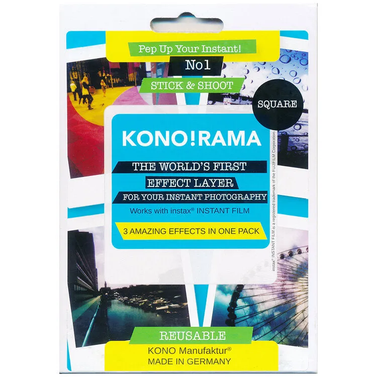 KONO!RAMA Number 1 - Effect Layers for Instant Photography - Square