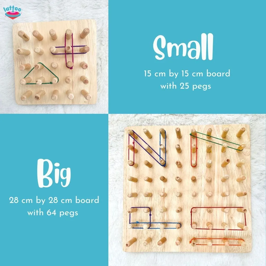 Lattooland Geoboard Sensory Play