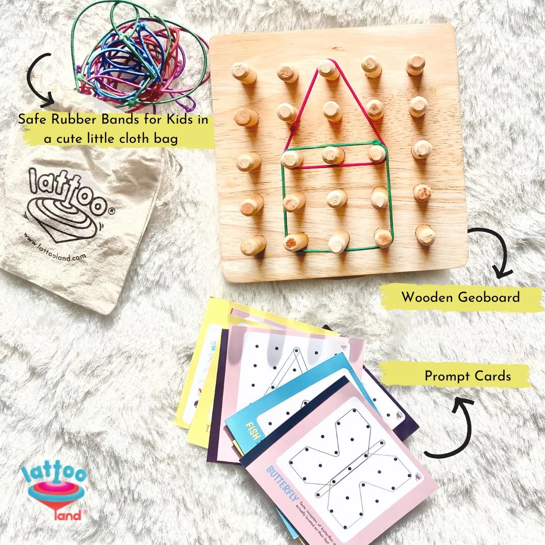 Lattooland Geoboard Sensory Play