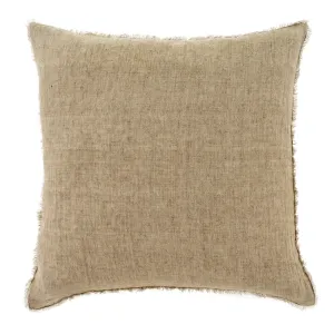 Layna Linen Pillow - Almond