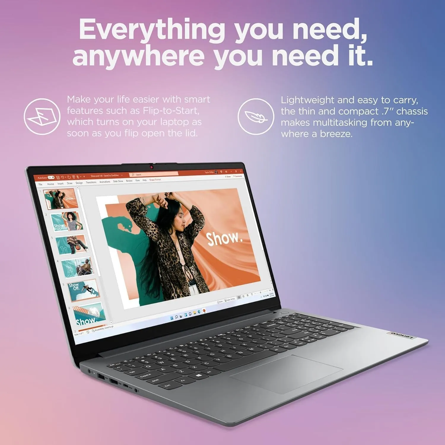 Lenovo Premium Series 15 Laptop | 36GB RAM | 1.1TB Storage (640GB SSD   512GB External Storage) | 1 Year Office 365 w/ 1TB Cloud Storage | Intel Core | 15.6" | Win 11 Pro | w/WOWPC Bundle