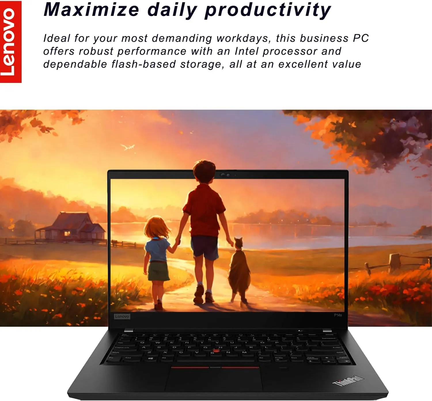 Lenovo ThinkPad P14s Laptop, 14"" FHD Display, Intel i5 Upto 4.2GHz, NVIDIA Quadro T500 Graphics, HDMI, Backlit Keyboard, Fingerprint, Windows 11 Pro, w/WOWPC Bundle (16GB RAM | 1TB PCIe SSD), Black