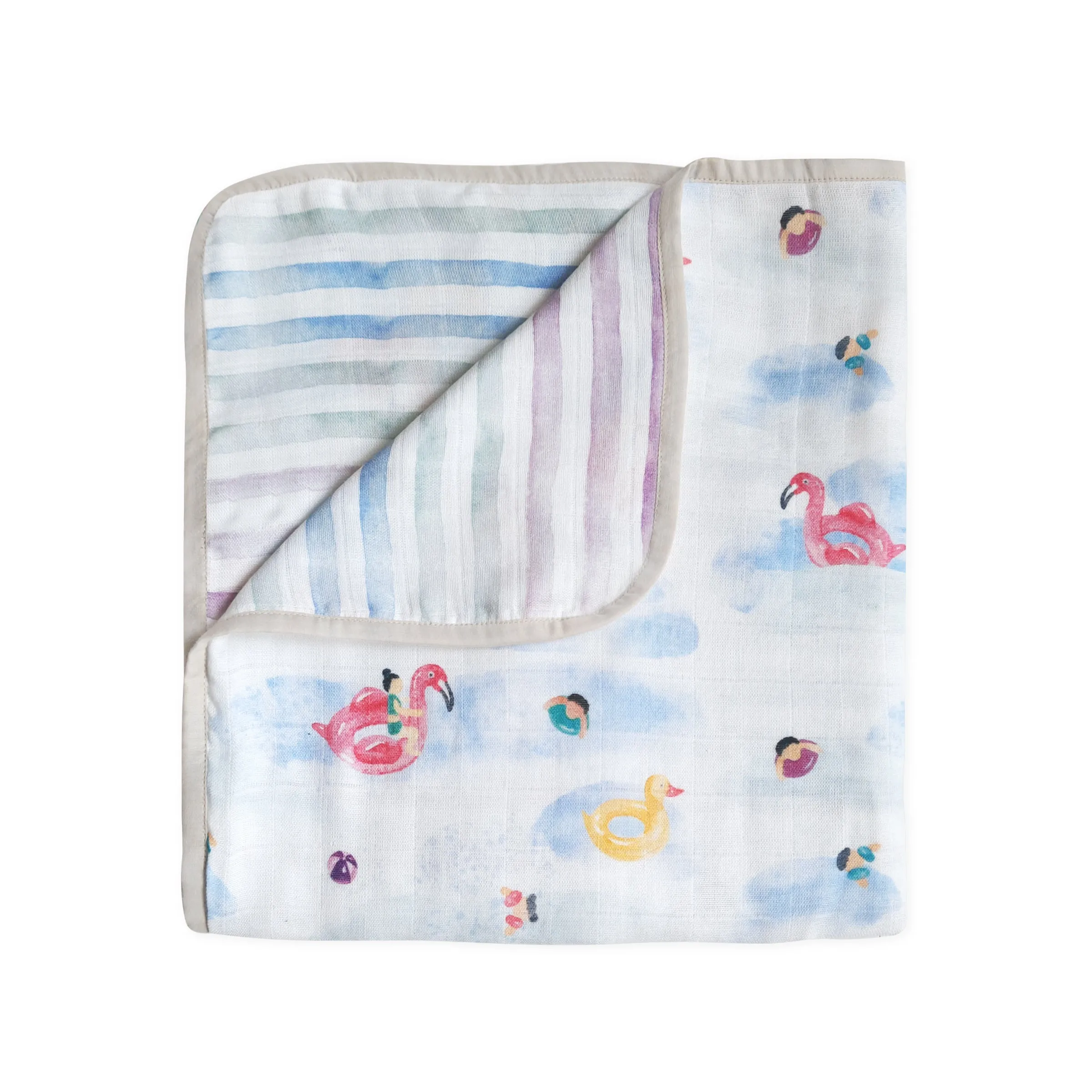 Masilo Bamboo Muslin Blanket - Pool Floaties